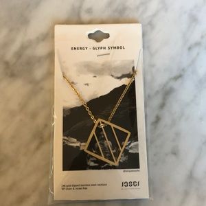 Jaeci energy glyph symbol necklace NWT